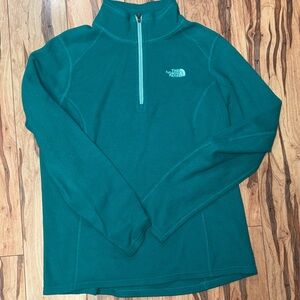 The North Face Teal Half-Zip Fleece